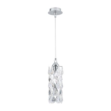 Lustre RITA suspenso em cabo, 1xG9/40W/230V, cromado brilhante