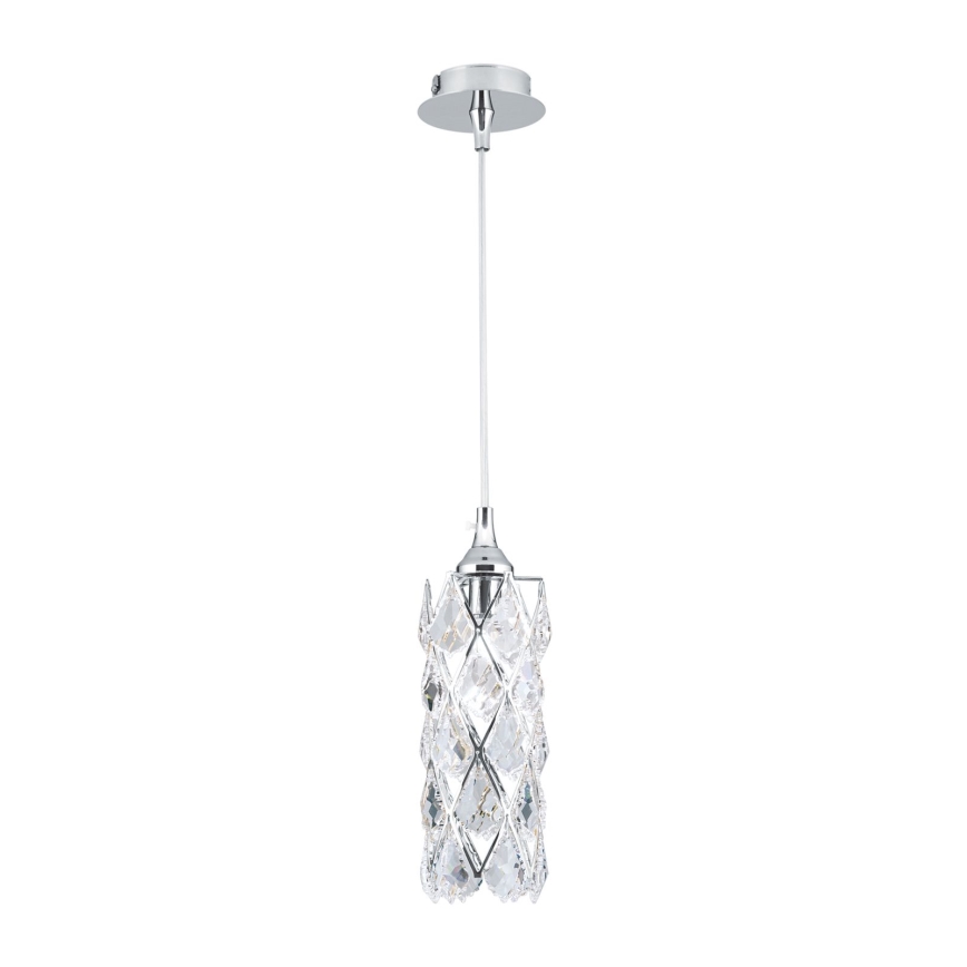 Lustre RITA suspenso em cabo, 1xG9/40W/230V, cromado brilhante