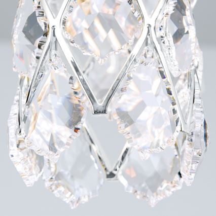 Lustre RITA suspenso em cabo, 1xG9/40W/230V, cromado brilhante