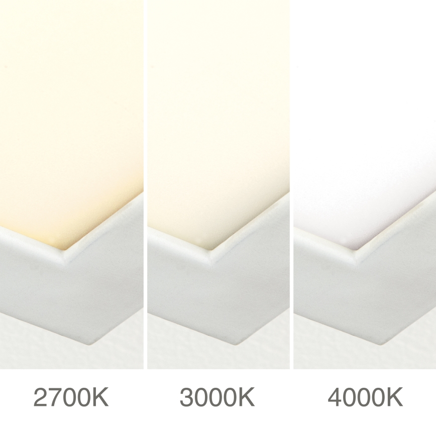 Painel LED de Sobrepor Dimerizável DISC LED/40W/230V 2700/3000/4000K 115x30 cm branco