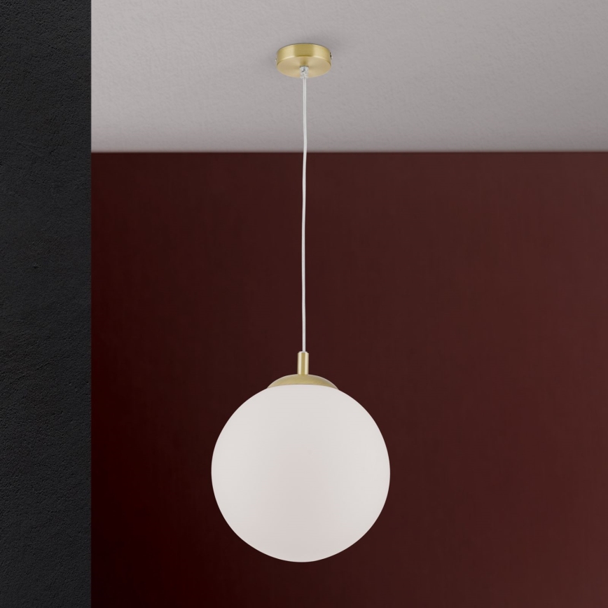 Lustre com cabo MADIS 1xE27/60W/230V dourado