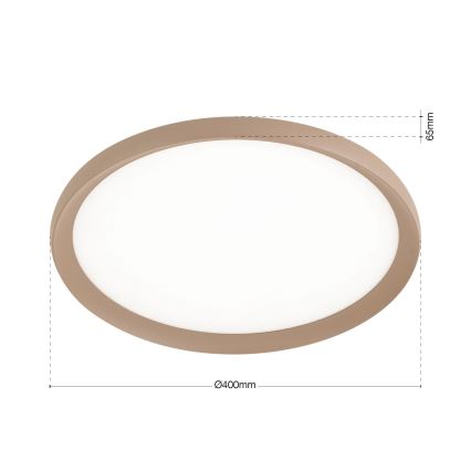 Candeeiro de tecto LED KANT LED/30W/230V 2700/3000/4000K Ø 40 cm bege