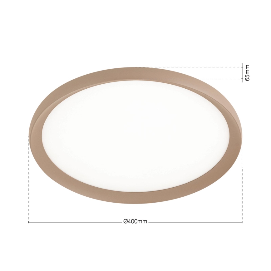 Candeeiro de tecto LED KANT LED/30W/230V 2700/3000/4000K Ø 40 cm bege