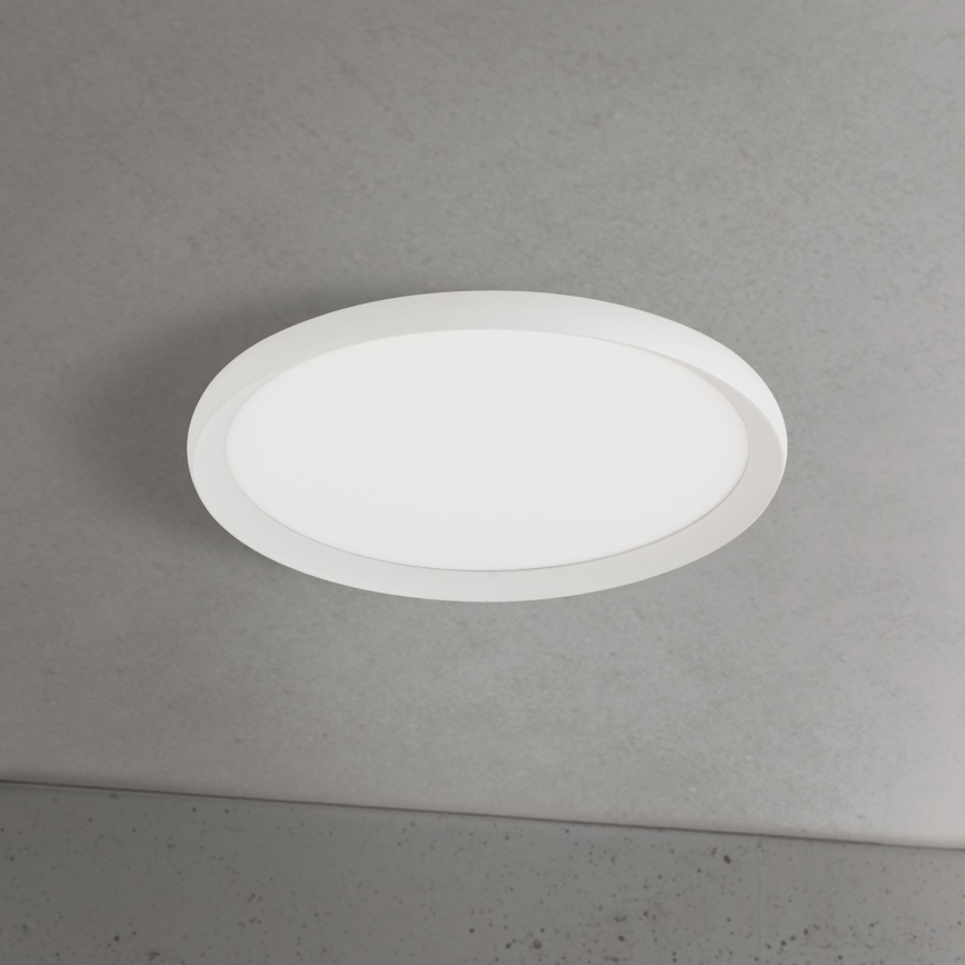 Candeeiro de teto LED KANT, 30W/230V, 2700/3000/4000K, diâmetro 40 cm, branco