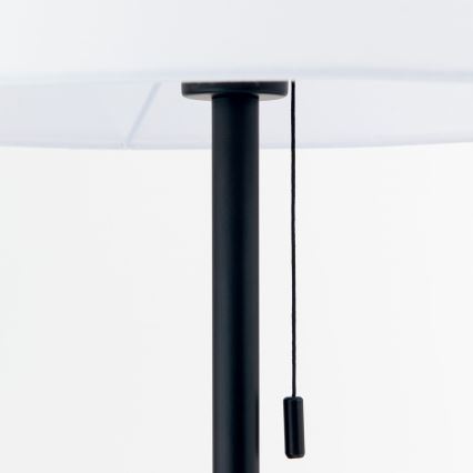 Candeeiro de chão LUDWIG 1xE27/40W/230V branco/preto