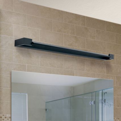 Iluminação de espelho para casa de banho LED MARILYN LED/24W/230V 90 cm IP44 preto