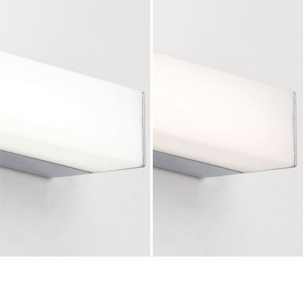 Iluminação de espelho para casa de banho LED HORIZON LED/12W/230V 3000/4000K 60 cm IP44 prateado