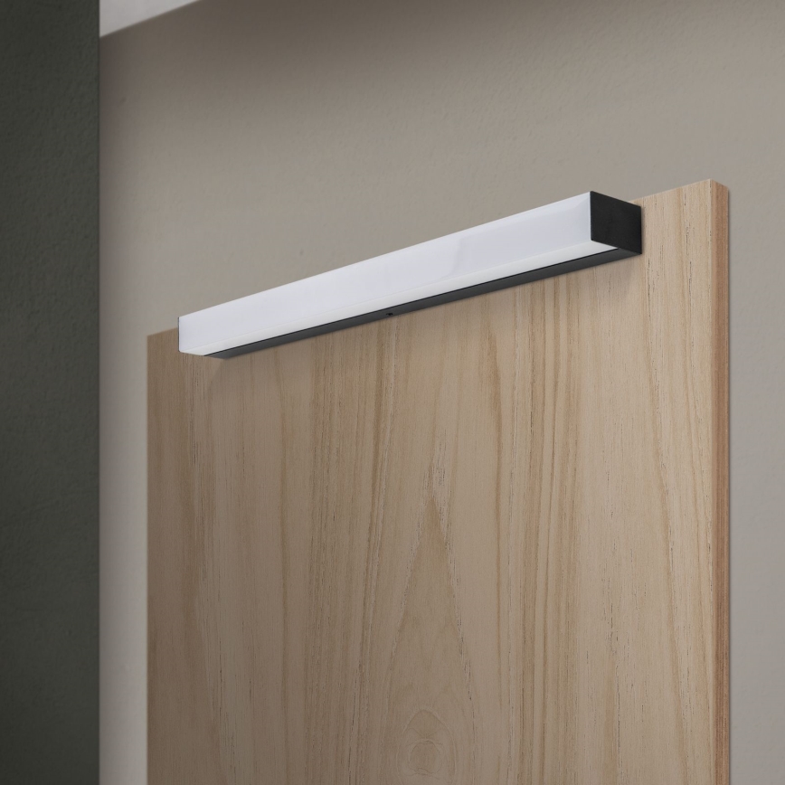 Iluminação de espelho para casa de banho LED HORIZON LED/12W/230V 3000/4000K 60 cm IP44 preto