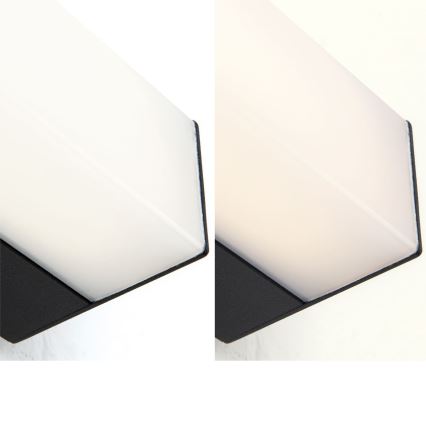 Iluminação de espelho para casa de banho LED HORIZON LED/18W/230V 3000/4000K 90 cm IP44 preto