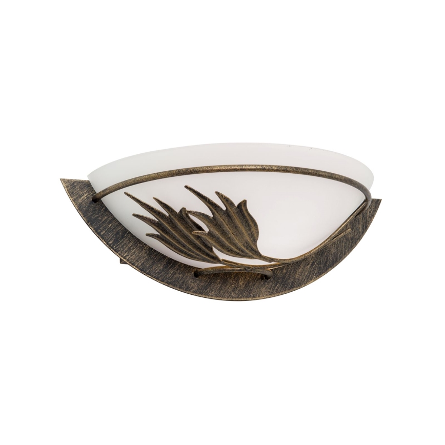 Iluminação de parede FLEUR 1xE14/60W/230V bronze