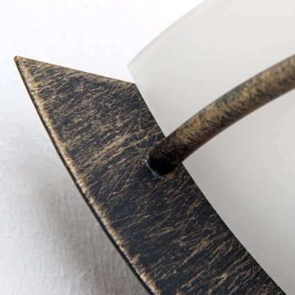 Iluminação de parede FLEUR 1xE14/60W/230V bronze