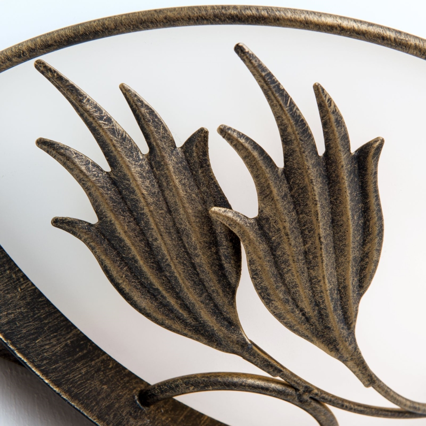 Iluminação de parede FLEUR 1xE14/60W/230V bronze