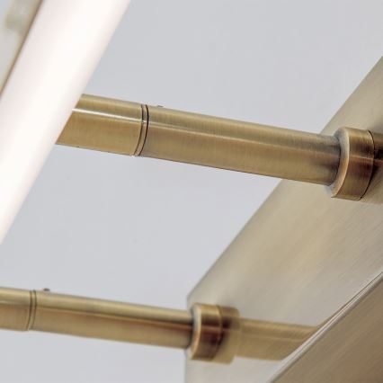 Iluminação de ilustração LED PUBLIO LED/15W/230V 75 cm dourado/pátina