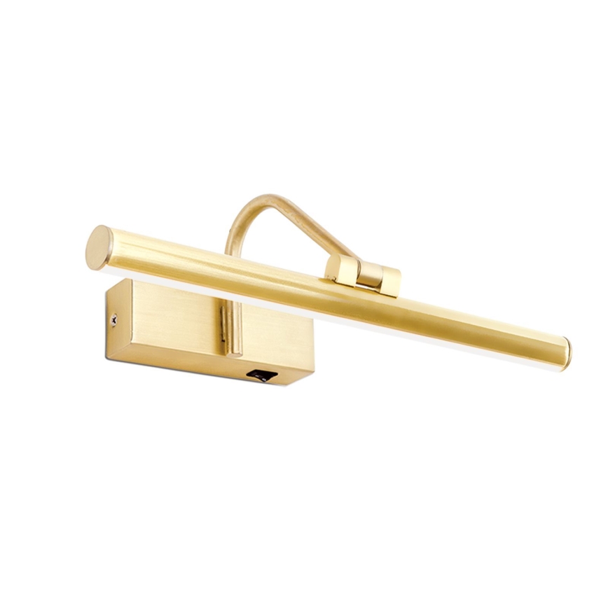 Iluminação de ilustração LED PORTRAIT LED/6W/230V 30 cm dourado