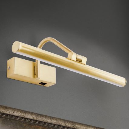 Iluminação de ilustração LED PORTRAIT LED/6W/230V 30 cm dourado