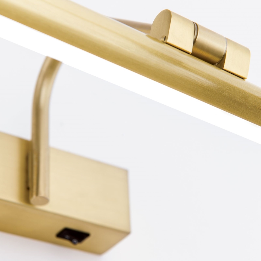 Iluminação de ilustração LED PORTRAIT LED/6W/230V 30 cm dourado