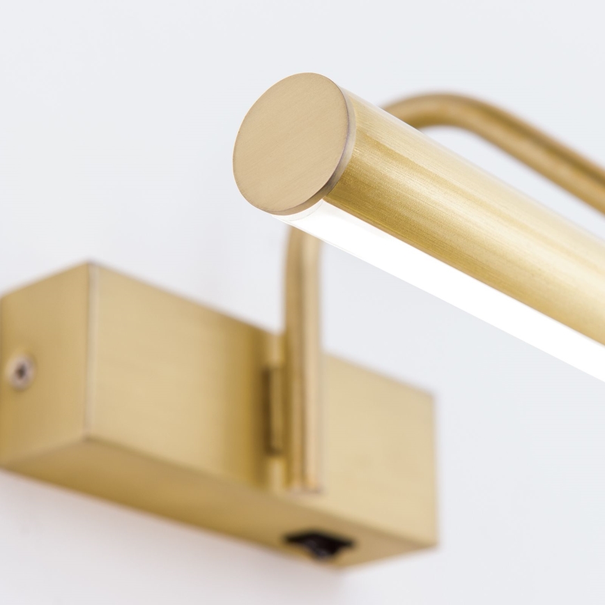 Iluminação de ilustração LED PORTRAIT LED/6W/230V 30 cm dourado