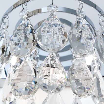 Iluminação de parede em cristal CELESTE 2xG9/40W/230V cromado brilhante