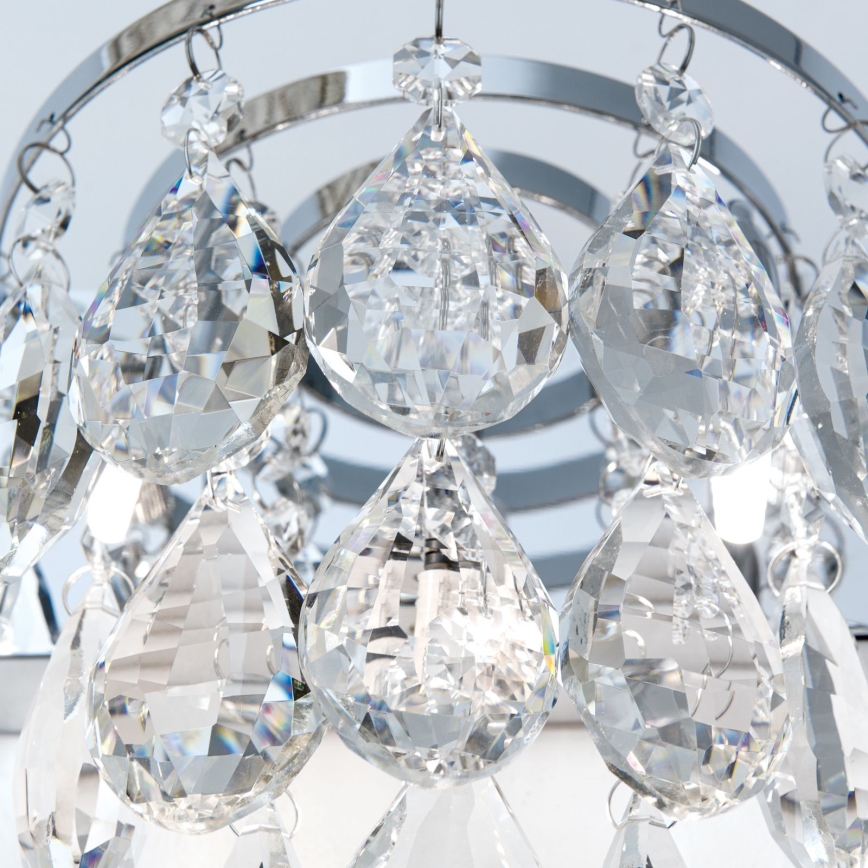 Iluminação de parede em cristal CELESTE 2xG9/40W/230V cromado brilhante