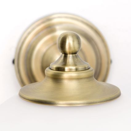 Candeeiro de parede OLD LAMP 1xE27/40W/230V branco/latão