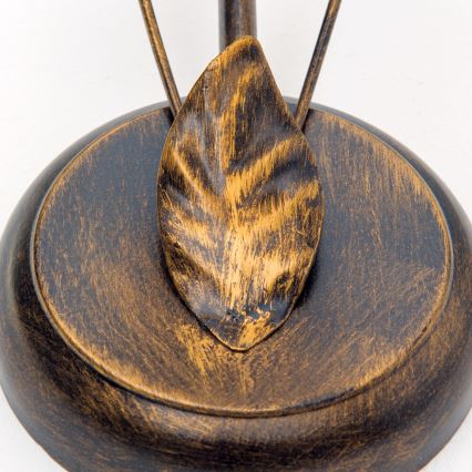 Candeeiro de parede SISI 1xE14/40W/230V bronze/pátina