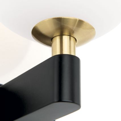 Iluminação de parede para casa de banho MARA 1xG9/20W/230V IP44 preto