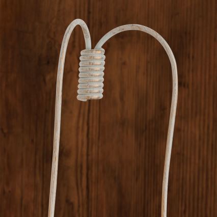 Candeeiro de parede VELA 2xE14/40W/230V branco/dourado/pátina