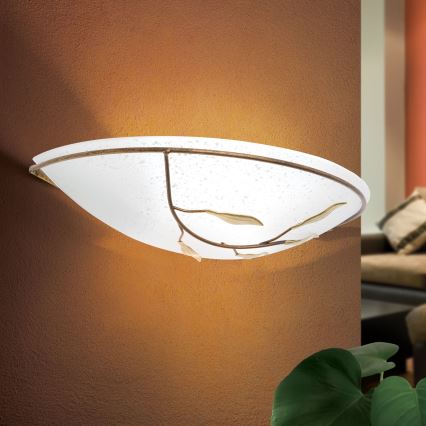 Orion WA 2-943/1 - Iluminação de parede LUCA 1xE27/60W/230V bronze/pátina