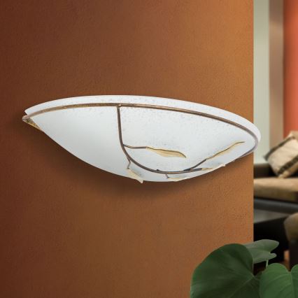 Orion WA 2-943/1 - Iluminação de parede LUCA 1xE27/60W/230V bronze/pátina