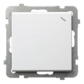 Ospel - Interruptor de escada sem moldura n.º 6 SONATA branco