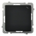 Ospel - Interruptor de escada sem moldura n.º 6 SONATA preto