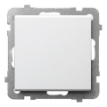 Ospel - Interruptor unipolar sem moldura n.º 1/0 SONATA branco