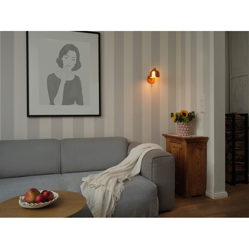 Osram - Aplique de parede DECOR COROLLE 1xG9/20W/230V laranja