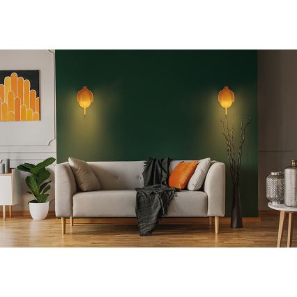 Osram - Aplique de parede DECOR COROLLE 1xG9/20W/230V laranja