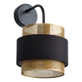 Osram - Aplique de parede DECOR HORNET 1xE27/10W/230V preto/dourado