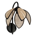 Osram - Aplique de parede DECOR RATTAN 1xE27/15W/230V bege/preto
