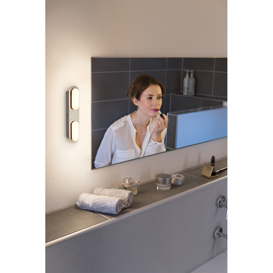 Osram - LED Aplique de parede para casa de banho regulável SMART+ DUPLO LED/15W/230V 3000-6500K IP44 Wi-Fi