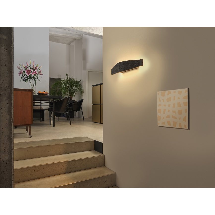 Osram - Aplique de parede LED DECOR FLAT LED/13W/230V cinzento