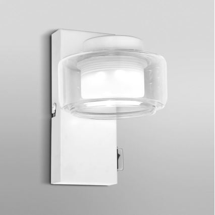 Osram - Aplique de parede LED para casa de banho ORBIS FLAME LED/5,5W/230V 3000/4000K IP44 branco
