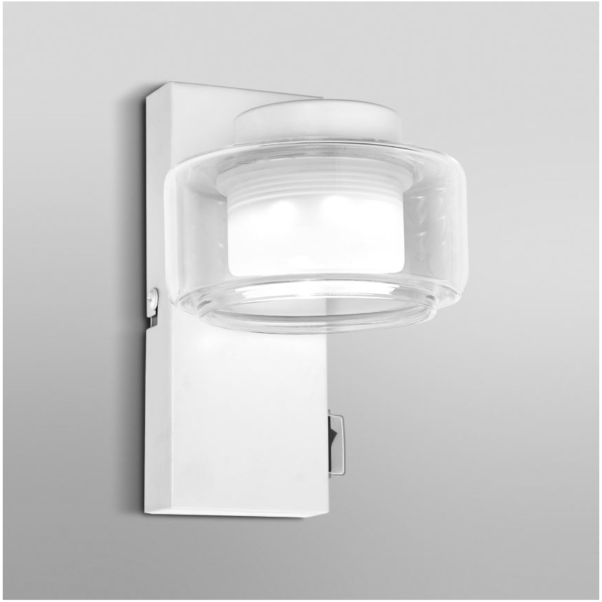 Osram - Aplique de parede LED para casa de banho ORBIS FLAME LED/5,5W/230V 3000/4000K IP44 branco