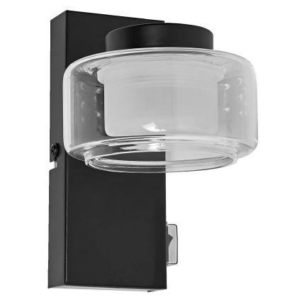 Osram - Aplique de parede para casa de banho LED ORBIS FLAME LED/5,5W/230V 3000/4000K IP44 preto