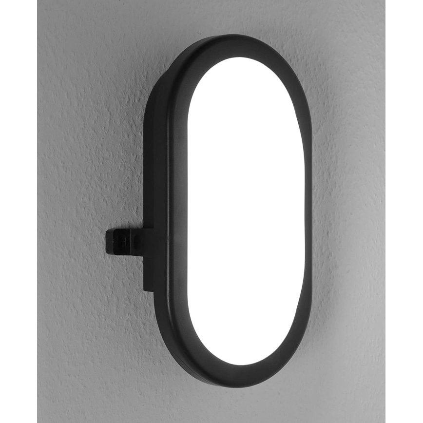 Osram - Aplique de parede LED para exterior BULKHEAD LED/11W/230V IP54 preto