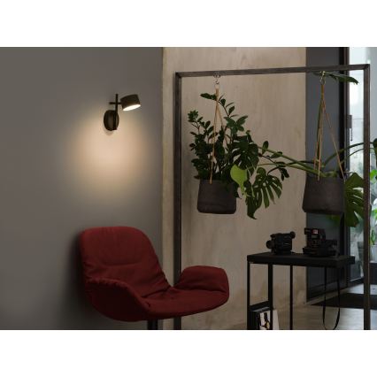 Osram - Aplique de parede táctil LED regulável DECOR KYOTO LED/12W/230V CRI 90 preto