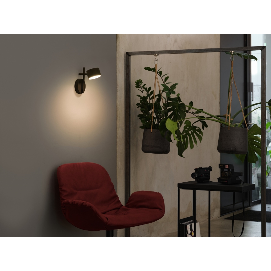 Osram - Aplique de parede táctil LED regulável DECOR KYOTO LED/12W/230V CRI 90 preto