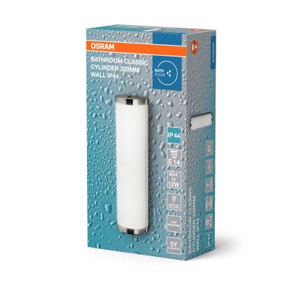 Osram - Aplique de parede para banheiro BATHROOM CLASSIC 2xE14/12W/230V IP44 cromado brilhante
