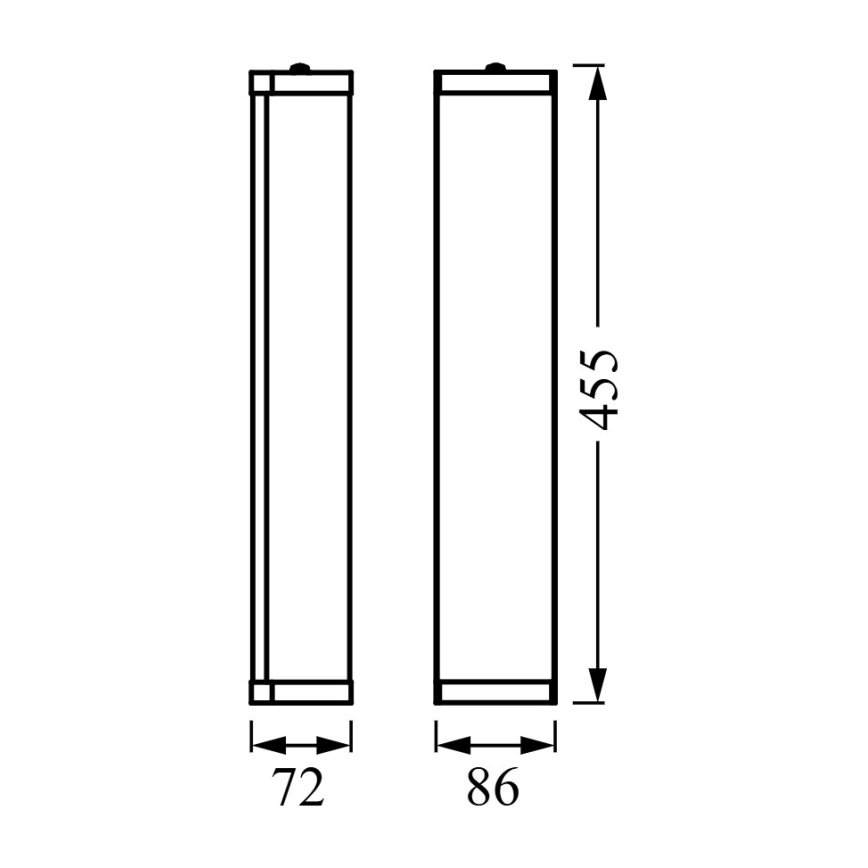 Osram - Aplique de parede para casa de banho BATHROOM CLASSIC 3xE14/12W/230V IP44 cromado brilhante