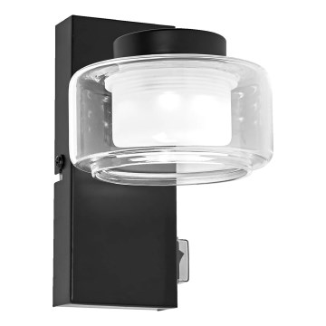 Osram - Aplique de parede para casa de banho LED ORBIS FLAME LED/5,5W/230V 3000/4000K IP44 preto