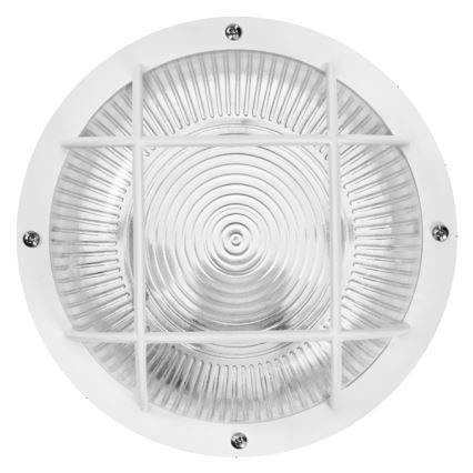 Osram - Aplique de parede para exterior BULKHEAD 1xE27/10W/230V diâmetro 19 cm IP54 branco