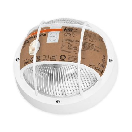Osram - Aplique de parede para exterior BULKHEAD 1xE27/10W/230V diâmetro 19 cm IP54 branco