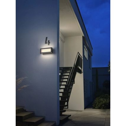 Osram - Aplique de parede para exterior ENDURA STYLE LED/10W/230V IP54 antracite